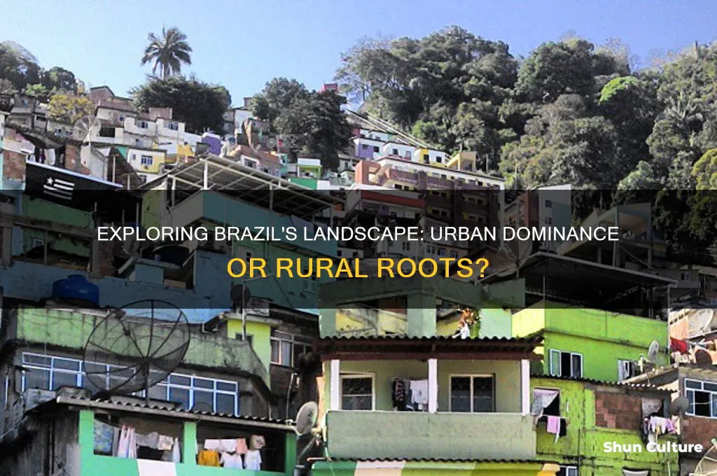 is brazil urban or rural