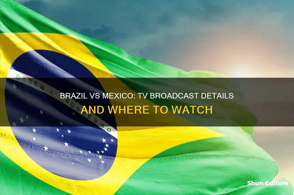 is brazil v mexico on tv
