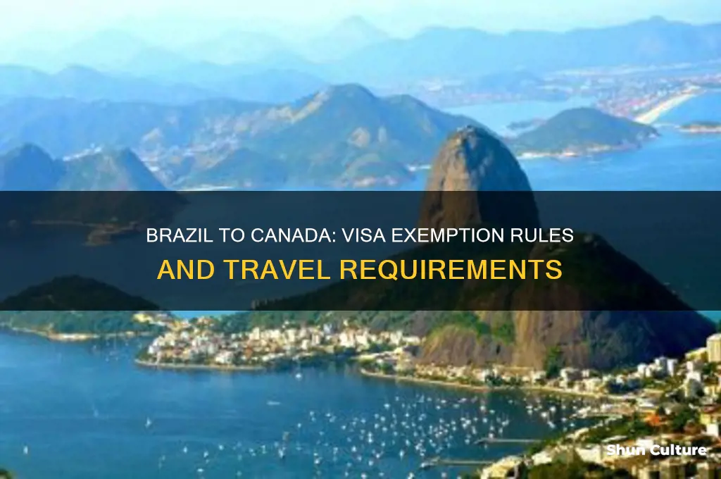 is brazil visa exempt to canada