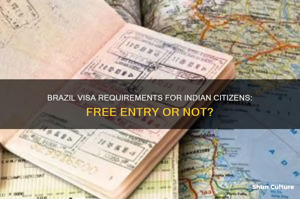 is brazil visa free for india