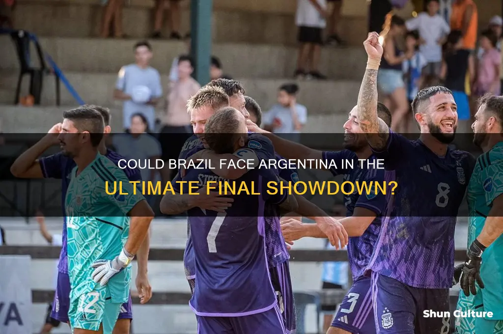 is brazil vs argentina final possible