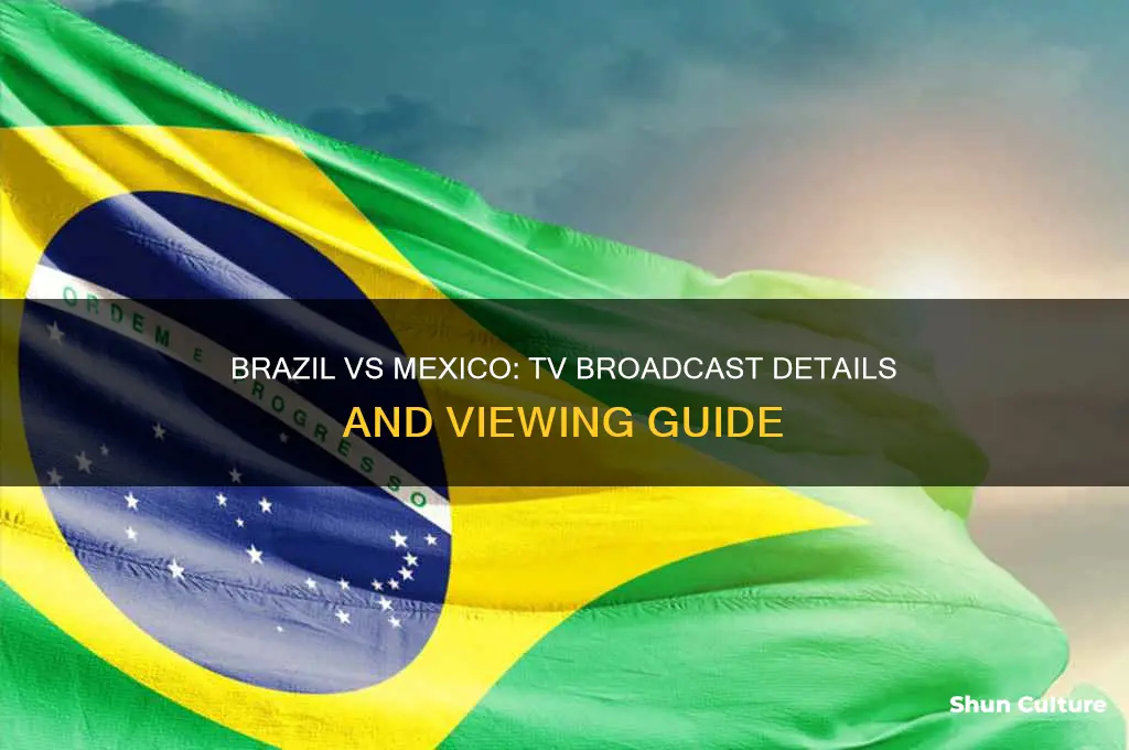 is brazil vs mexico on tv