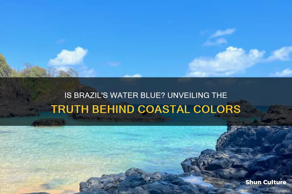 is brazil water blue