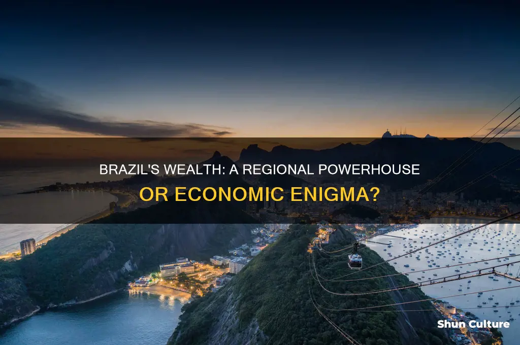 is brazil wealthy on a regional scale
