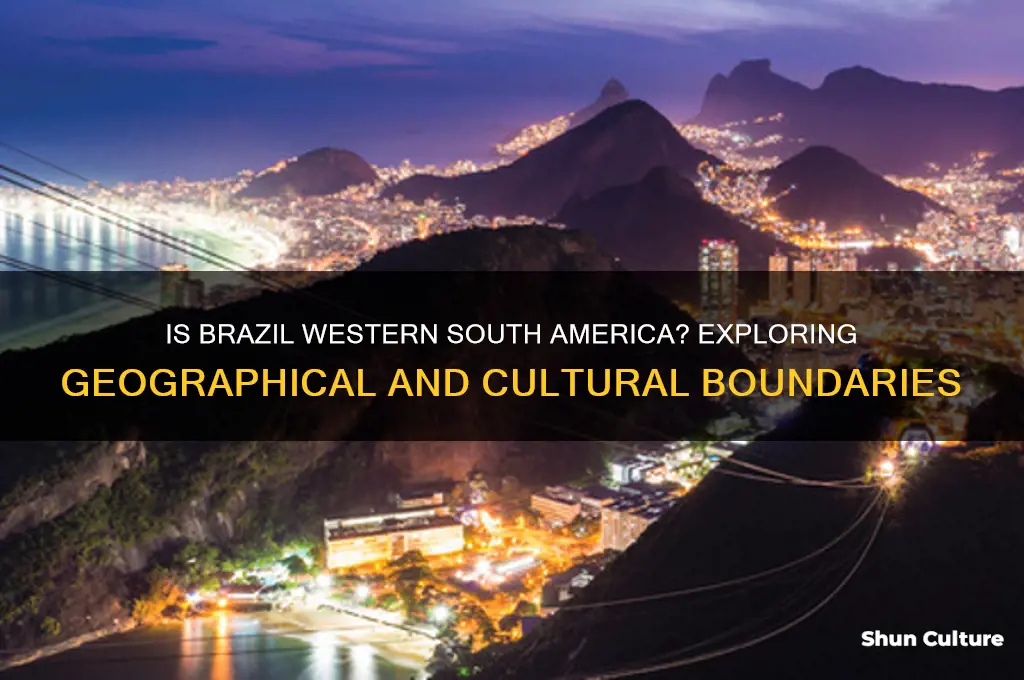 is brazil western south america