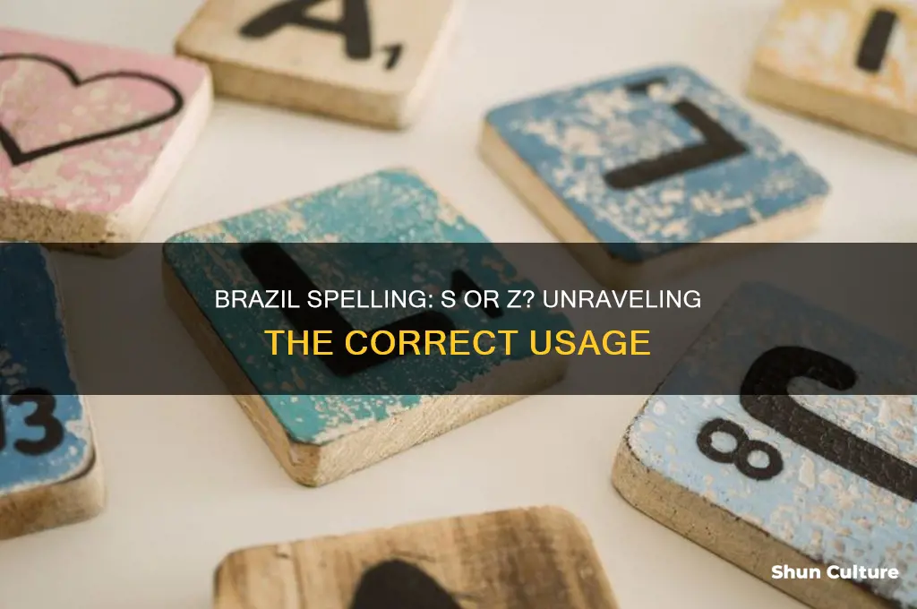 is brazil with an s or z