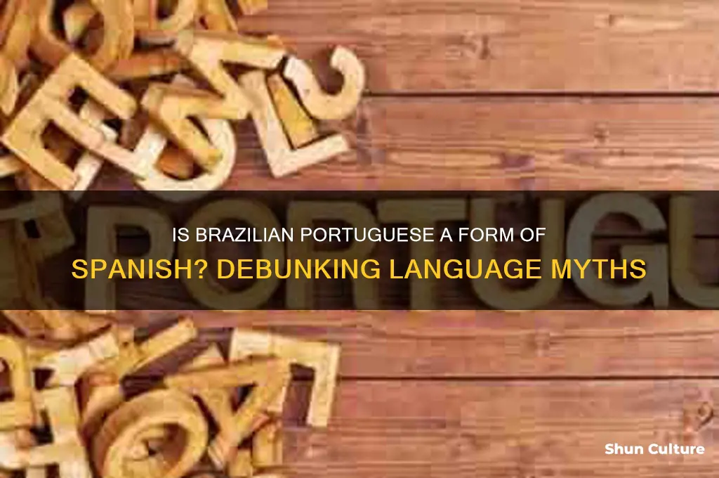 is brazilan a form of spanish