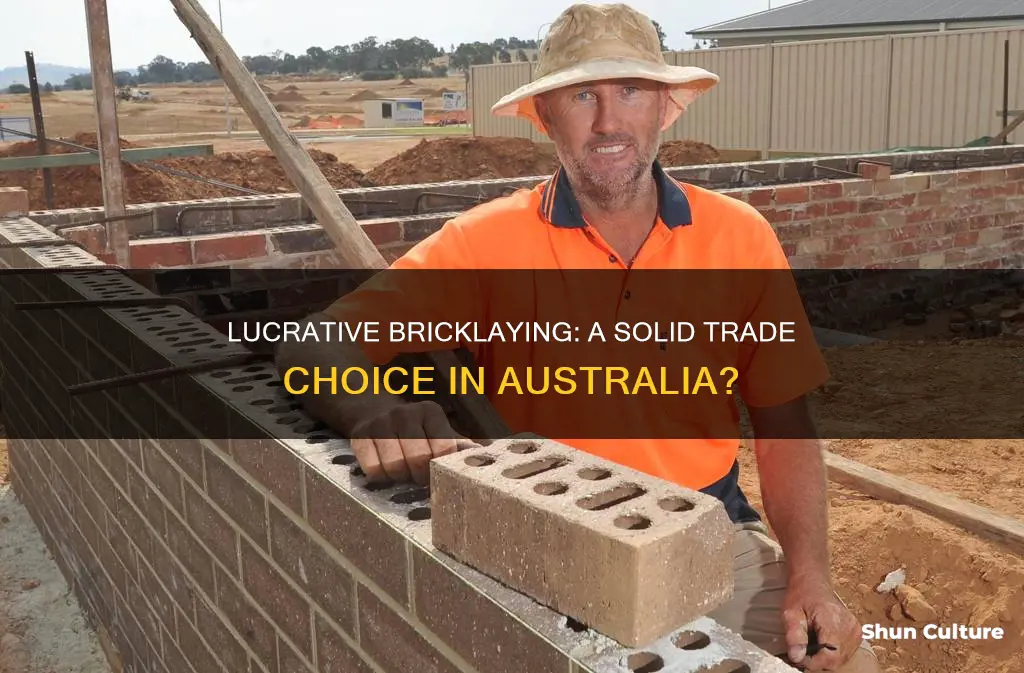 is bricklaying a good trade in australia