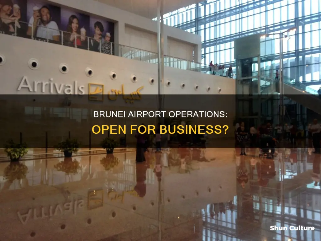 is brunei airport open