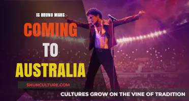 Bruno Mars' Australian Tour: When and Where?