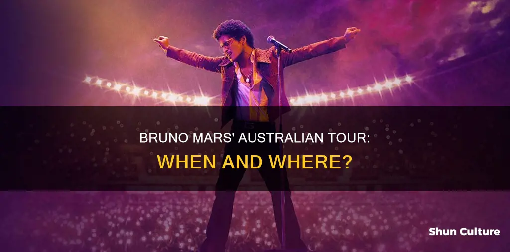 is bruno mars coming to australia