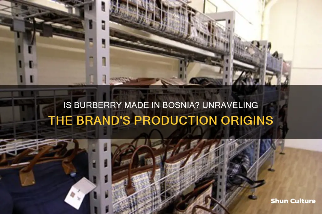 is burberry made in bosnia