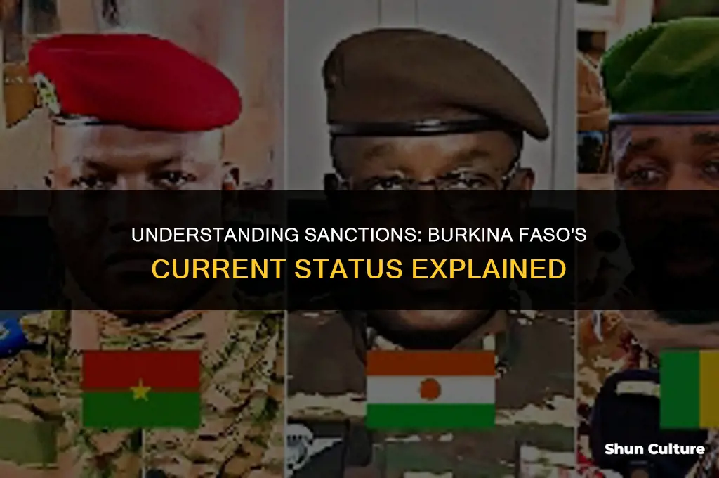 is burkina faso a sanctioned country