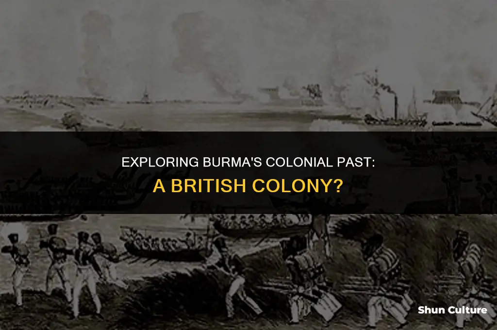 is burma a british colony