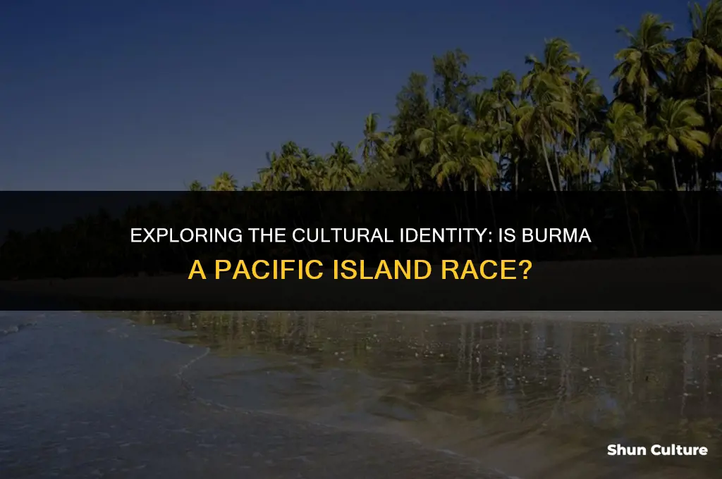 is burma a pacific island race