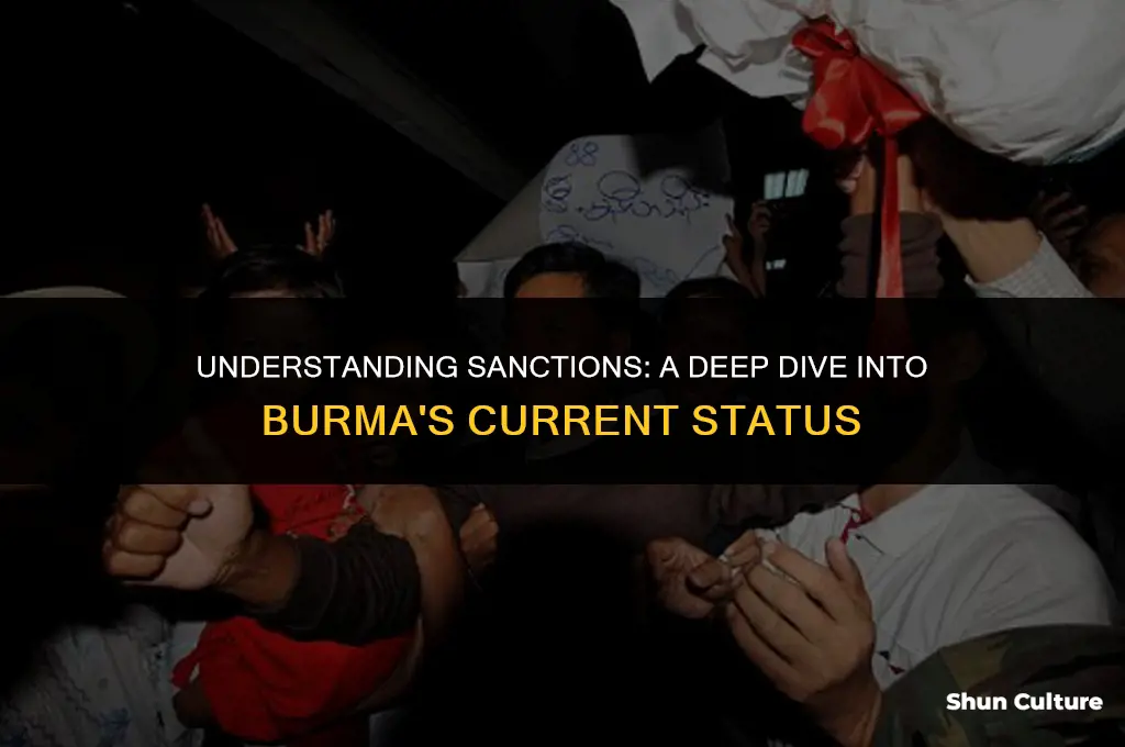 is burma a sanctioned country
