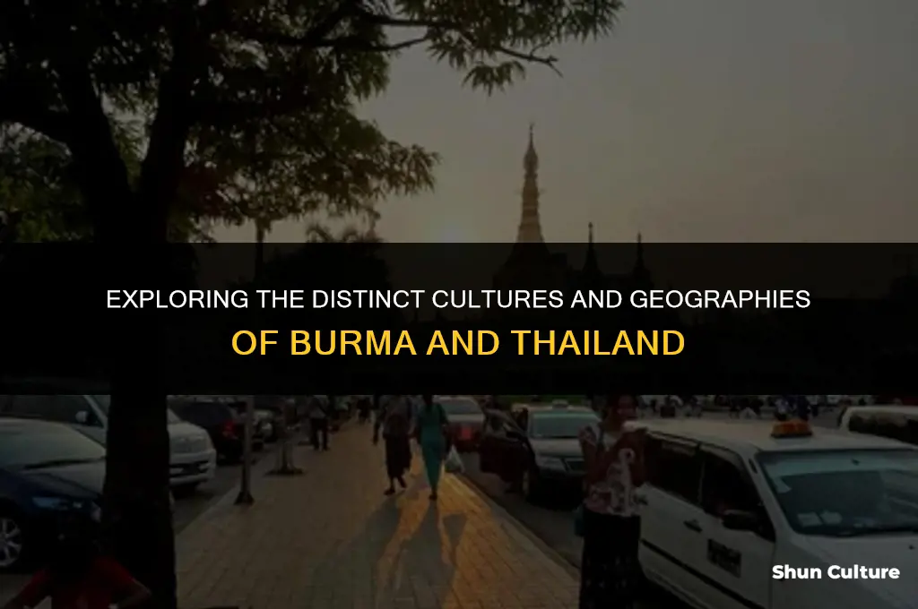 is burma and thailand the same place