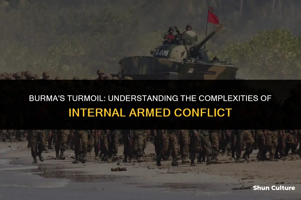 is burma in an internal armed conflict