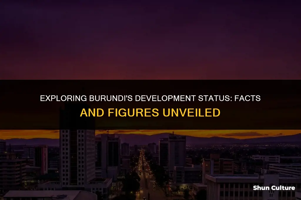 is burundi a developed country