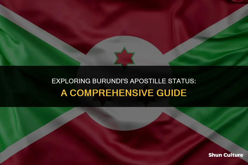 is burundi an apostille