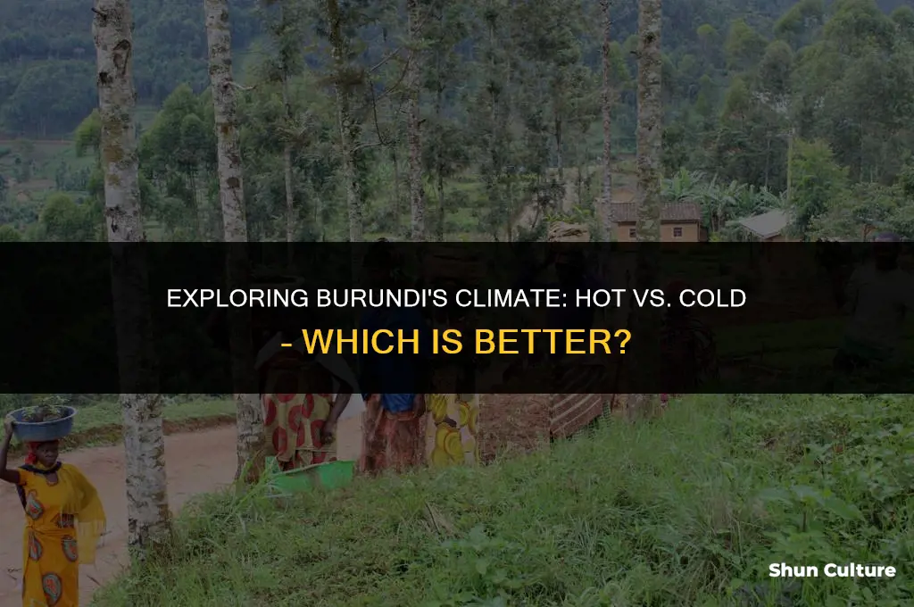 is burundi better hot or cold