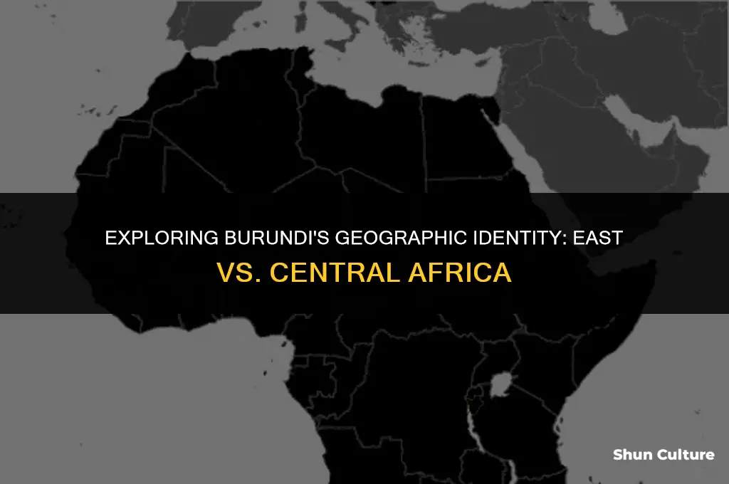 is burundi in east or central africa
