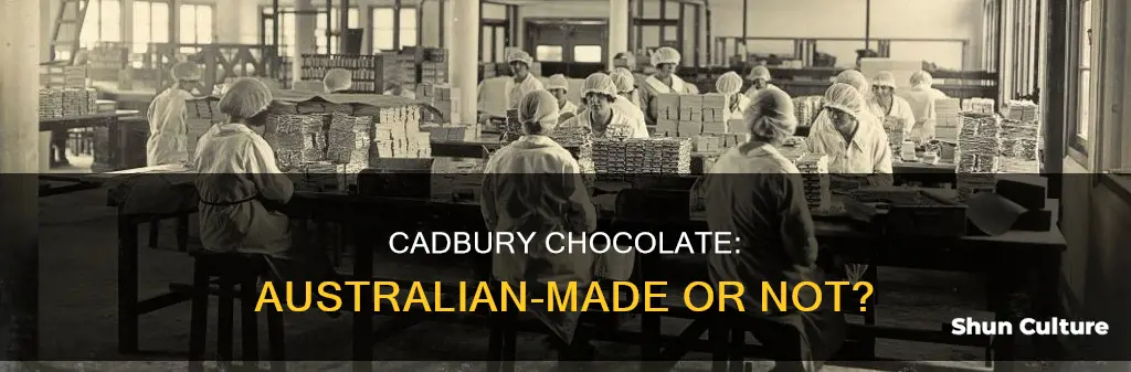 is cadbury chocolate made in australia