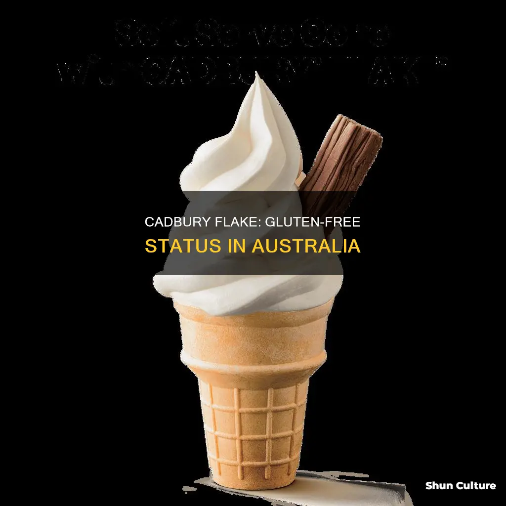 is cadbury flake gluten free australia