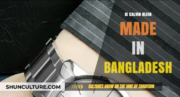 Is Calvin Klein Made in Bangladesh? Unveiling the Brand's Production Origins