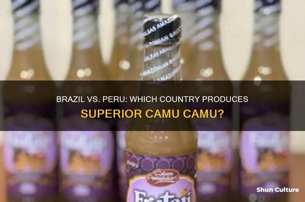 is camu camu better from brazil or peru