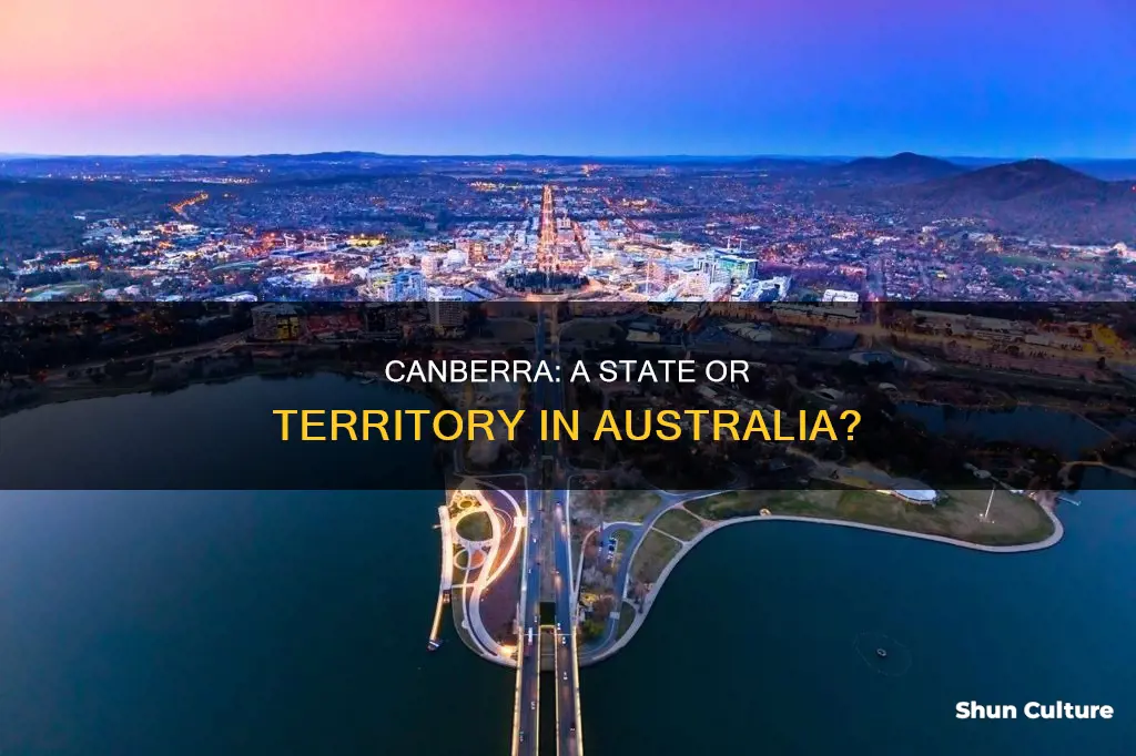 is canberra a state in australia