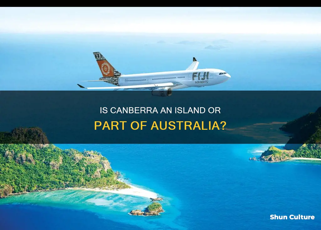 is canberra australia an island or continent