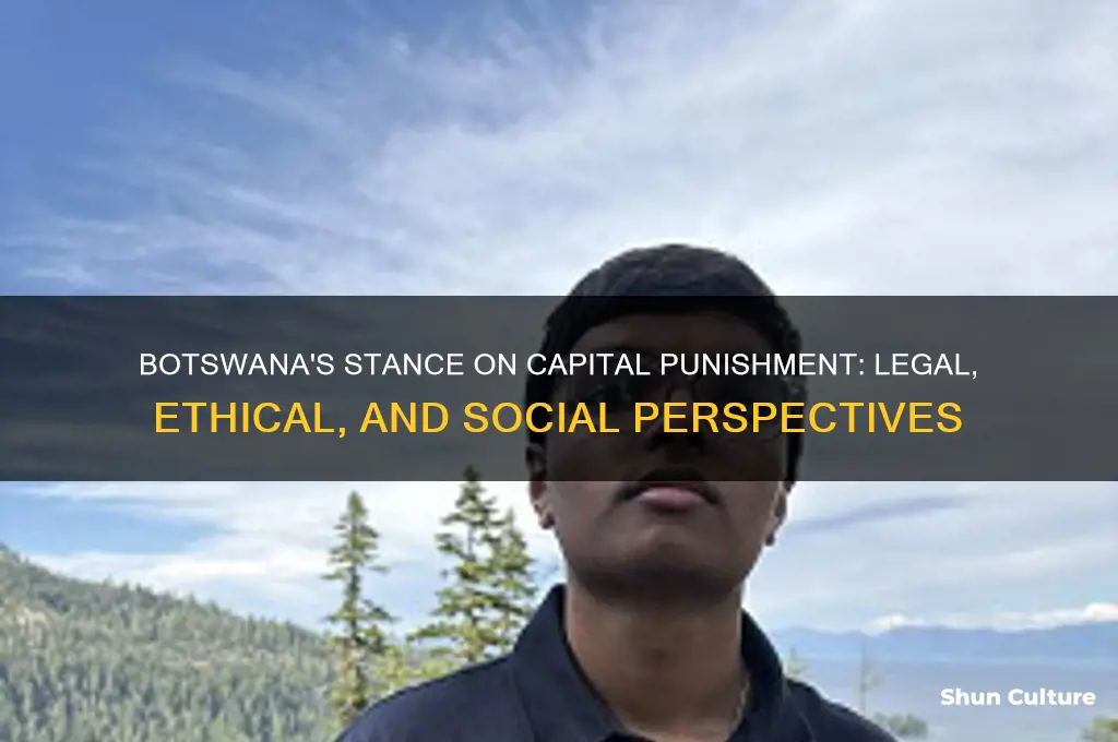 is capital punishment allowed in botswana