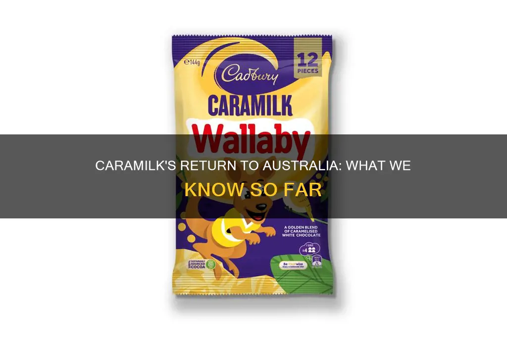 is caramilk coming back to australia