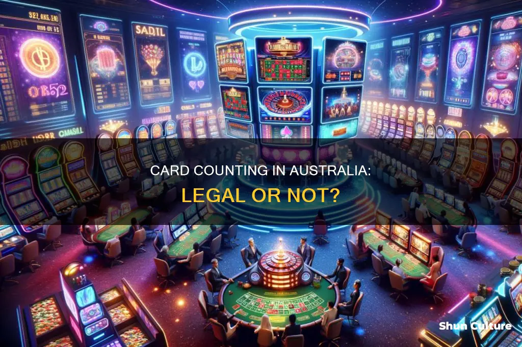 is card counting illegal australia
