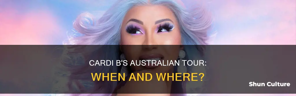 is cardi b coming to australia