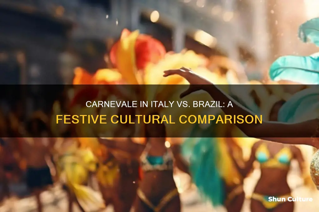 is carnevale the same in italy and brazil