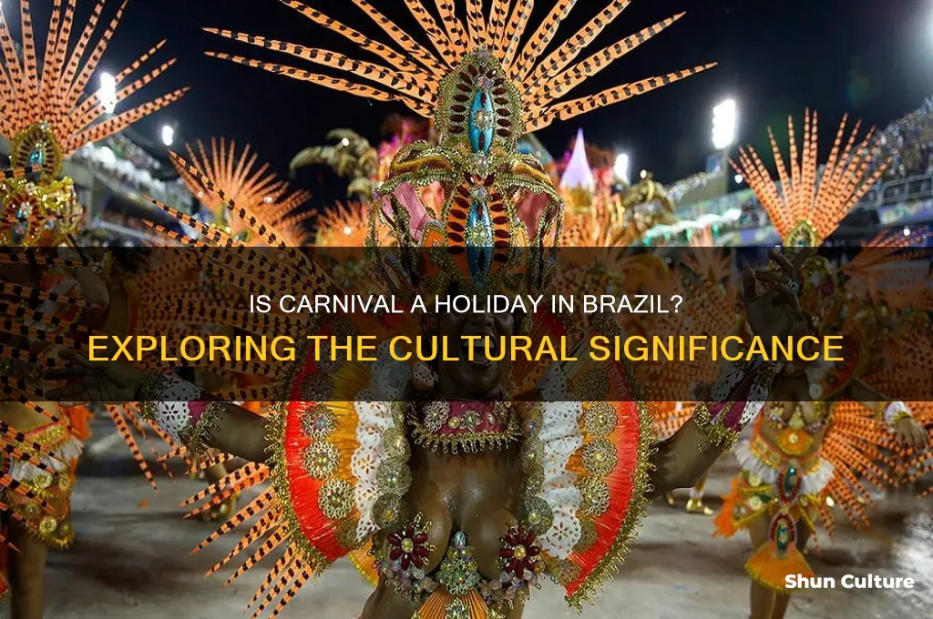 is carnival a holiday in brazil