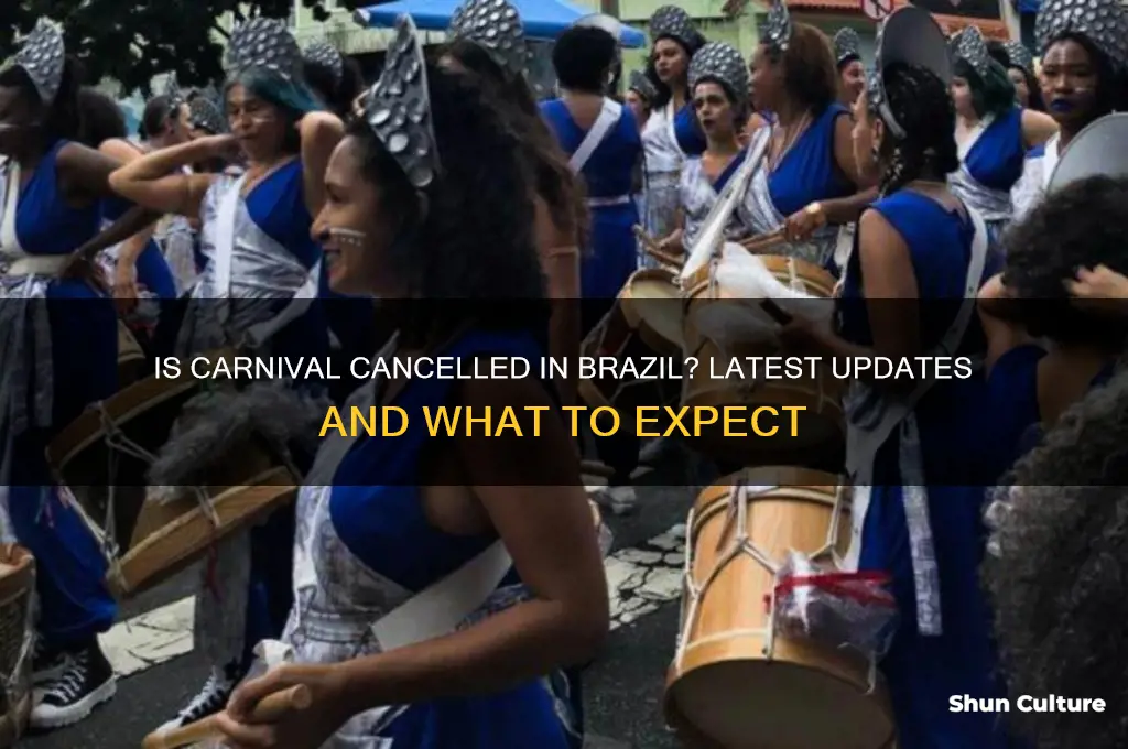 is carnival cancelled in brazil