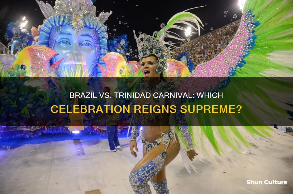 is carnival in brazil bigger than trinidad carnival