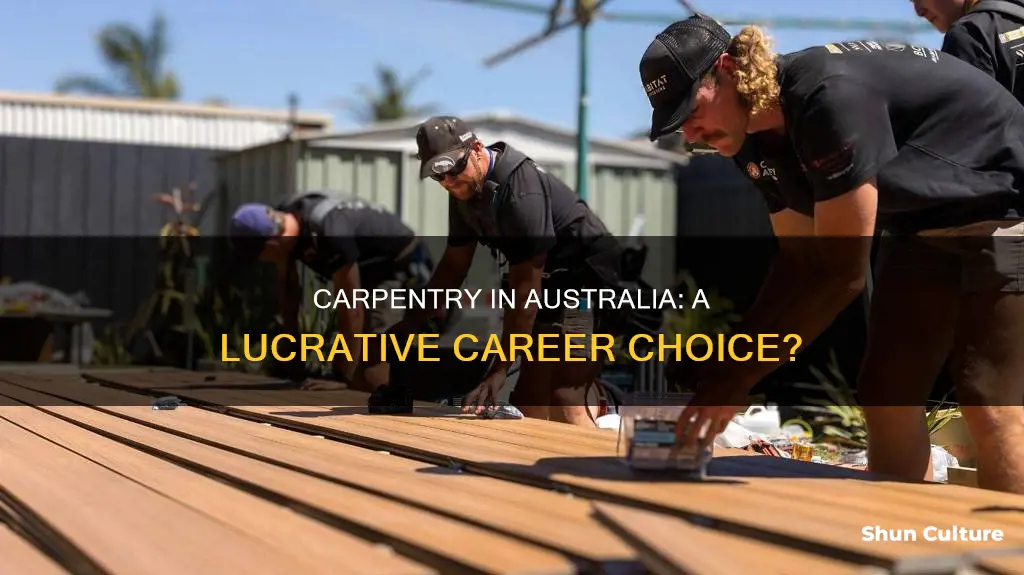 is carpentry a good job in australia