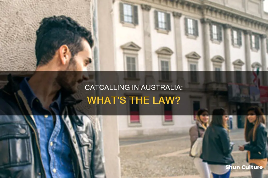 is catcalling illegal in australia