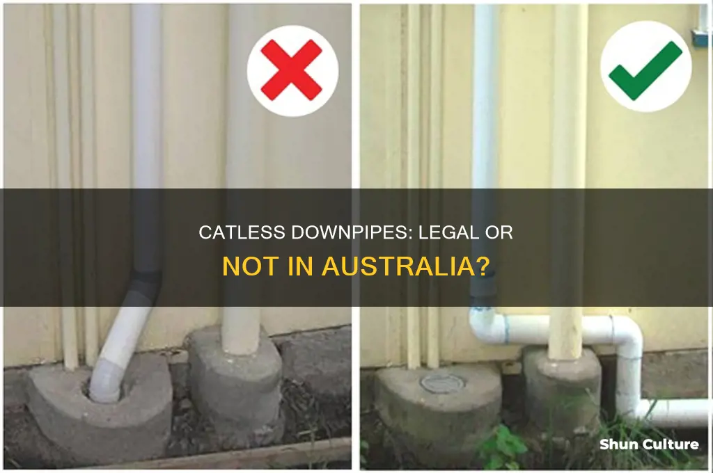is catless downpipe illegal in australia