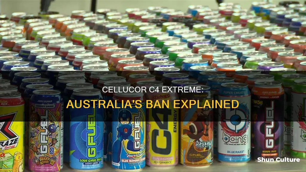 is cellucor c4 extreme banned in australia