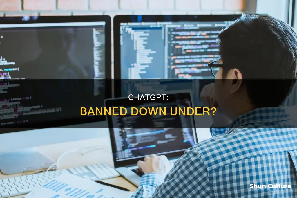 is chatgpt banned in australia