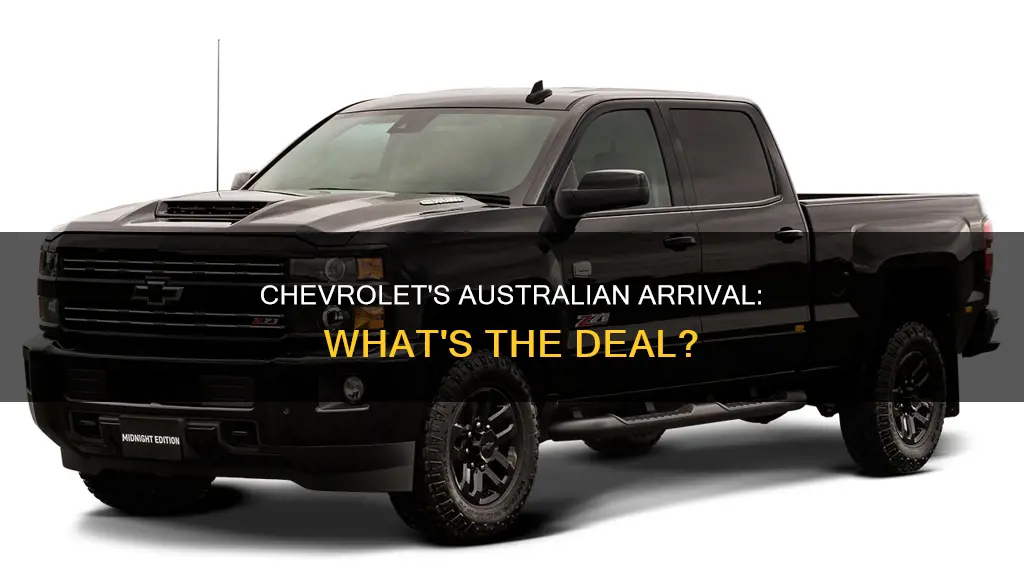 is chevrolet coming to australia