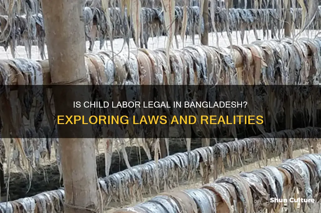 is child labor legal in bangladesh