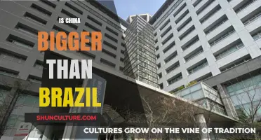 China vs. Brazil: Which Country is Larger in Size?