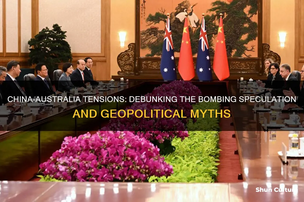 is china going to bomb australia