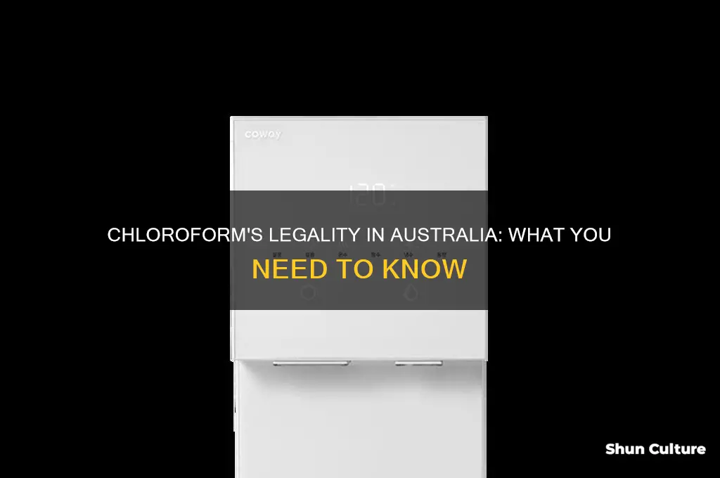 is chloroform illegal in australia